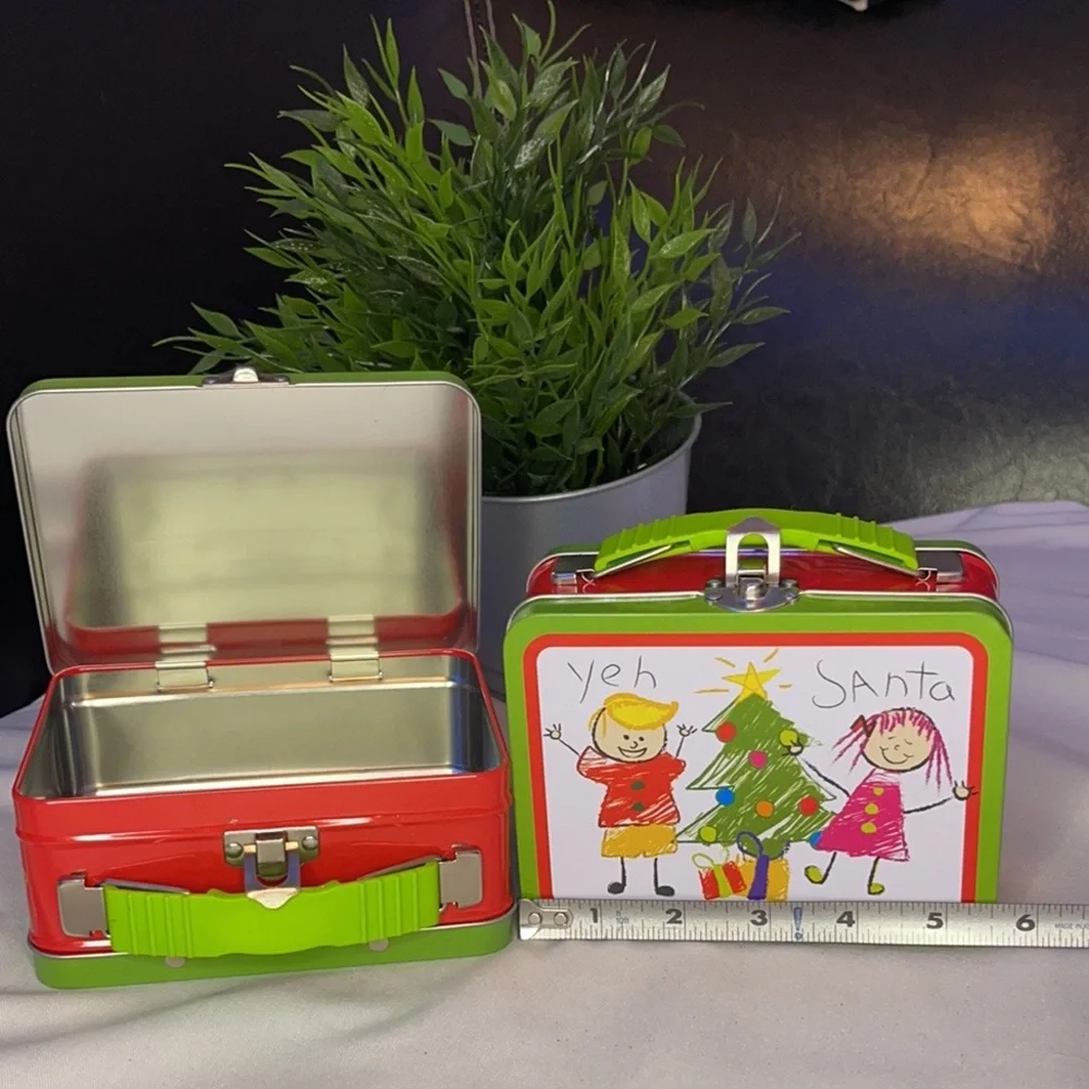 🔥 SALE Christmas Mini Lunch Tins set of 2